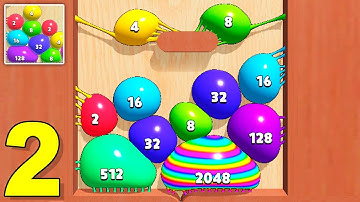 Blob Merge 3D - 2048 Tale Puzzle - Gameplay Walkthrough Levels 15-36 (Android) Part 2