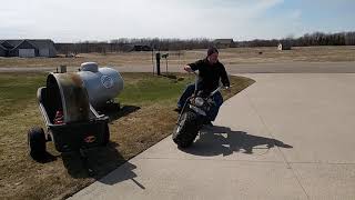 Fat tire mini bike