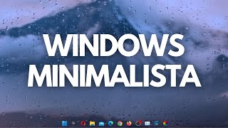 ¡Windows 10 y 11 totalmente AESTHETIC y minimalista! | Fondo + barra transparente + sin iconos 🔥🔥🔥