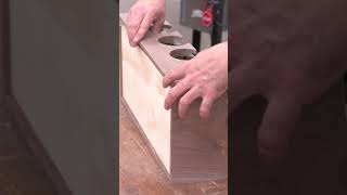 Drill Docking Station #woodworking #ASMR #toolstorage