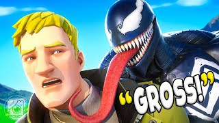 VENOM VOICE TROLLING in FORTNITE?! (Fortnite Challenge)