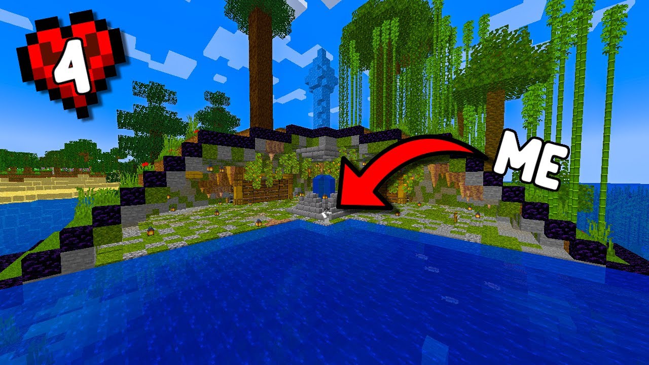 I Transformed the inside of my Biome Island in Hardcore Minecraft | Ep ...