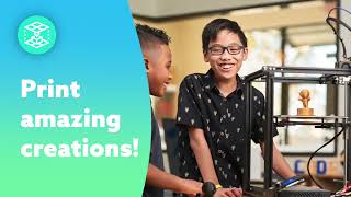 CAMP FEATURE: 3D Design and Print (7-14 yrs old)