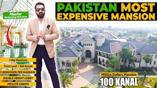 Pakistan Most Expensive house | Touring  Million Dollars Mega Mansion
