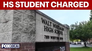 Walt Whitman HS student, 16, charged with bringing loaded gun to school