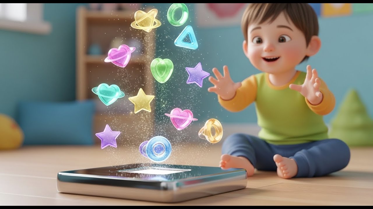 Tap the Square That Sparkles | Kids Songs and Nursery Rhymes for Shapes and Learning