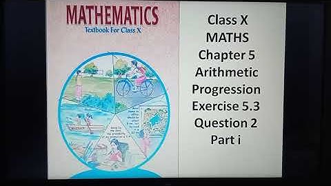 #ncertmath #arithmeticprogression #chapter5#exercise5.3#question2#parti