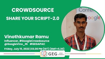 GOOGLE CROWDSOURCE - SHARE YOUR SCRIPT 2.0