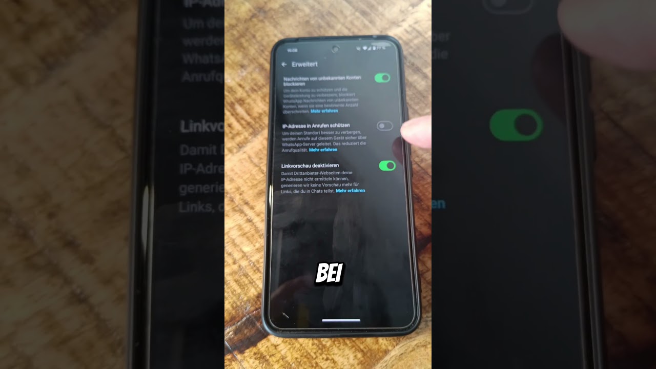 WhatsApp Standort verbergen 