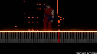 عزف اغنيه دراغون بول سبيستون - dragon ball piano cover and tutorial (spacestoon)