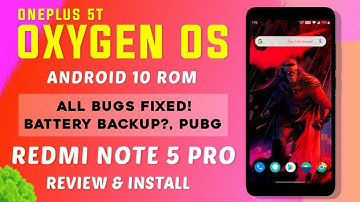 OXYGEN OS ANDROID 10 PORT For Redmi Note 5 Pro | ALL BUGS FIXED!, BATTERY BACKUP | REVIEW & INSTALL