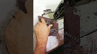 Leather Tool Pouch Pocket Stitching #stitching #leathertools #leatherwork #shorts