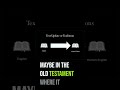 Sometimes, a new Bible translation only updates a handful of things