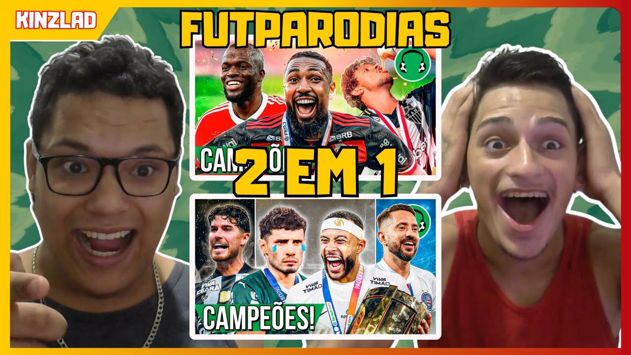 REACT OS CAMPEÕES ESTADUAIS DE 2025 😂⚽ | 2 EM 1 FUTPARÓDIAS - AI QUE DELÍCIA O VERÃO & MÃE SOLTEIRA