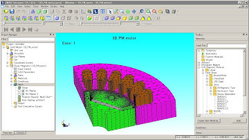 Extruded mesh [JMAG-Designer]