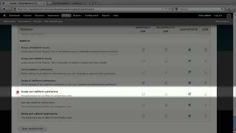 107. What each Webform permission does, and a review of our Guide role (a Drupal how-to)