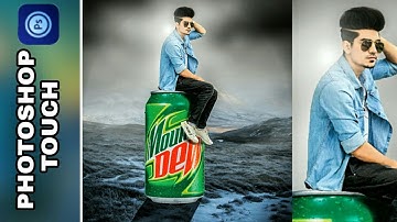 #41 How to Do Manipulation Editing In Photoshop Touch Android App By KG edit zone