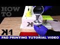 Kit Tampografica facile | How to | Pad Printing process Tutorial DIY Tampografia fai da te