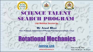 Talent Search Program - Rotational Mechanics