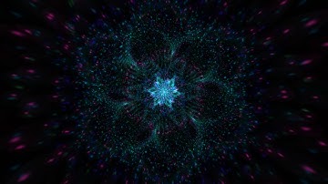 4K  Floating Star in space Motion Background 2160p Animation