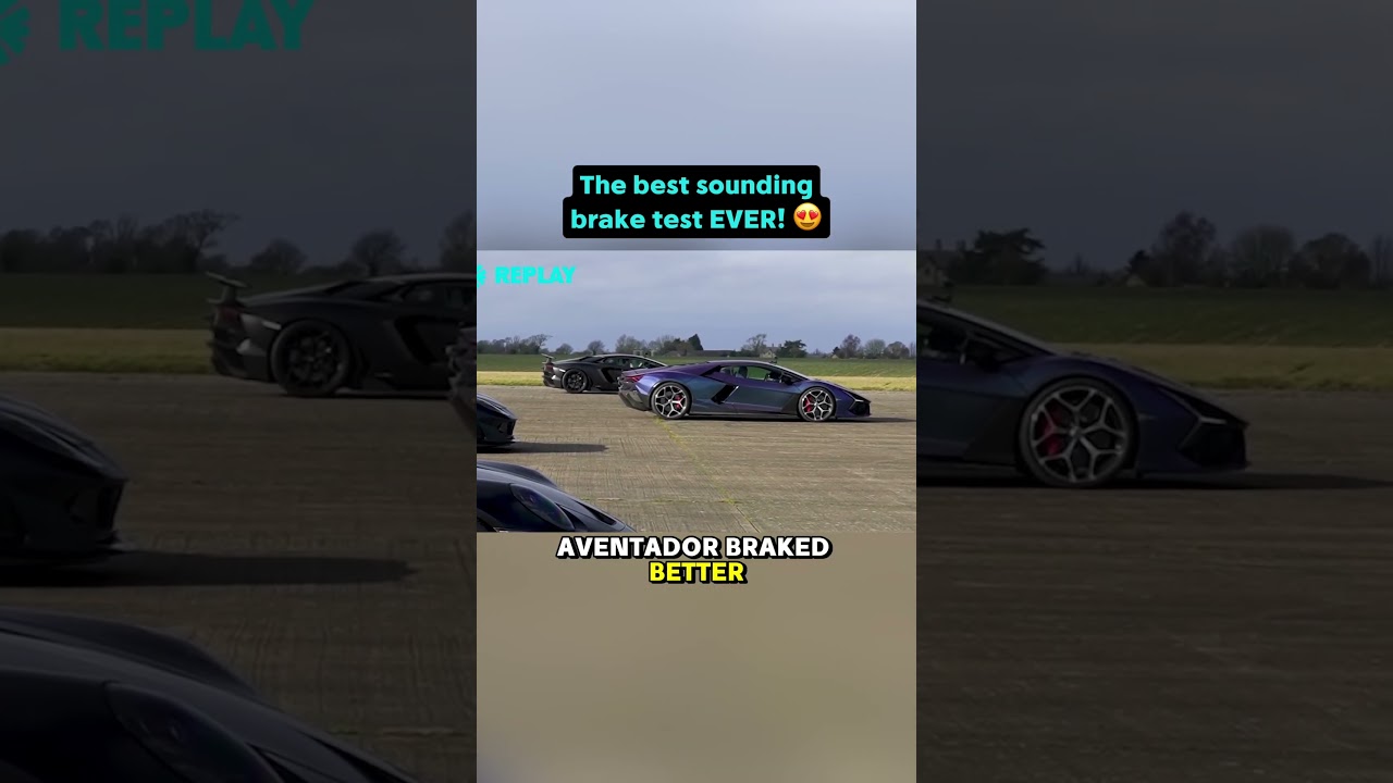 Who knew brake tests could sound so good? 🫨