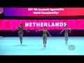 Netherlands 1 ned  2022 acrobatic worlds baku aze  dynamic qualification  womens group