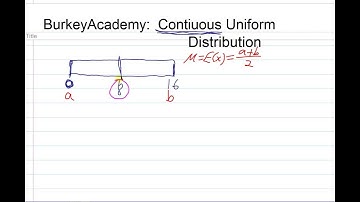 Stats: Continuous Uniform Distribution Calculations