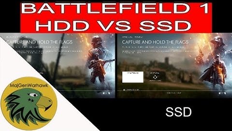 Battlefield 1 Xbox One External Hard drive VS Solid State Drive comparison: Load times