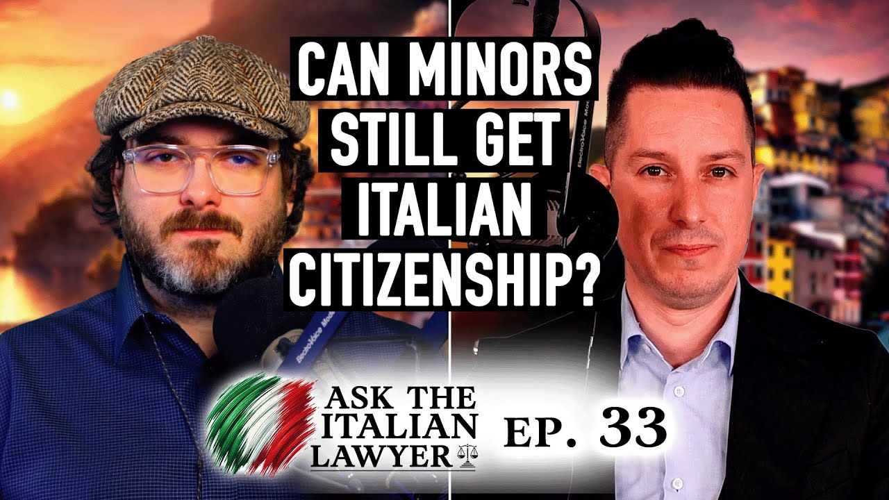 Can Minor Children Still Qualify for Italian Citizenship by Descent After the Emergency Decree?