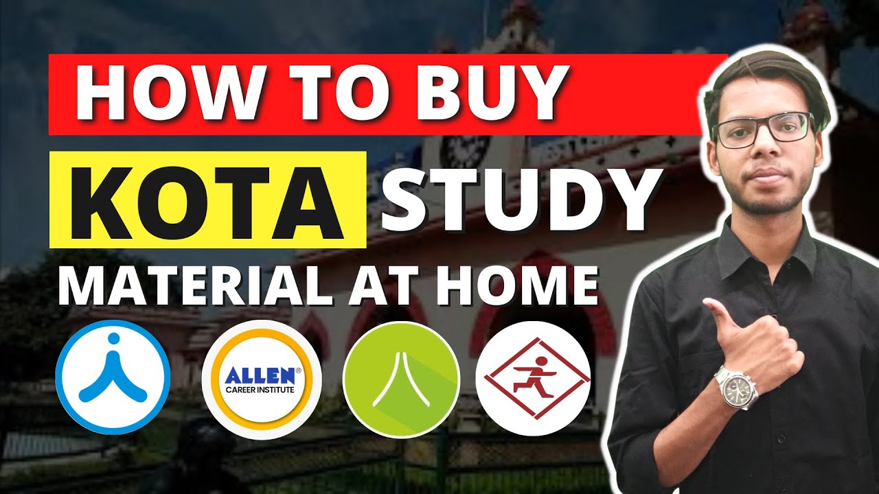 How to get Buy Kota Study Material at Home Kota Coaching Material Kota Factory YouTube