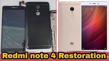 Redmi Note 4 Full Restoration || Mobi Flex|| Redmi note 4 Black To Gold🔥