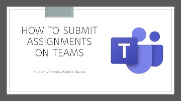 How to submit assignments on Microsoft Teams - Student View (Mobile Device)