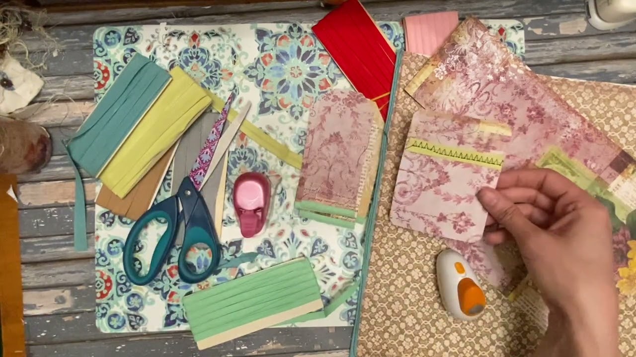 Finally! An idea for Bias Tape in Your Junk Journals