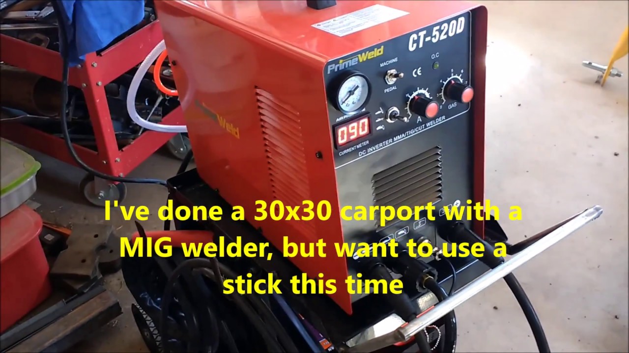 Vertical ARC Welding with Primeweld CT520D YouTube