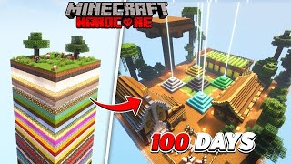 I Survived 100 Days In RANDOM LAYERS CHUNK In Minecraft Hardcore | Minecraft 100 Days Survive