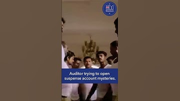 Auditor trying to open suspense account mysteries.