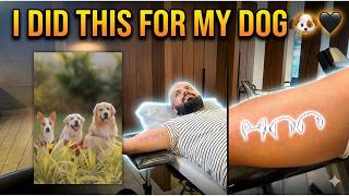 Oscar’s Birthday Special Tattoo 🐶🖤 (Most Emotional One Yet)