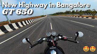 GT 650 CITY RIDE | New Highway In Bangalore 🤩🤩 | Fun Ride #caferacer #gt650 #nammabengaluru