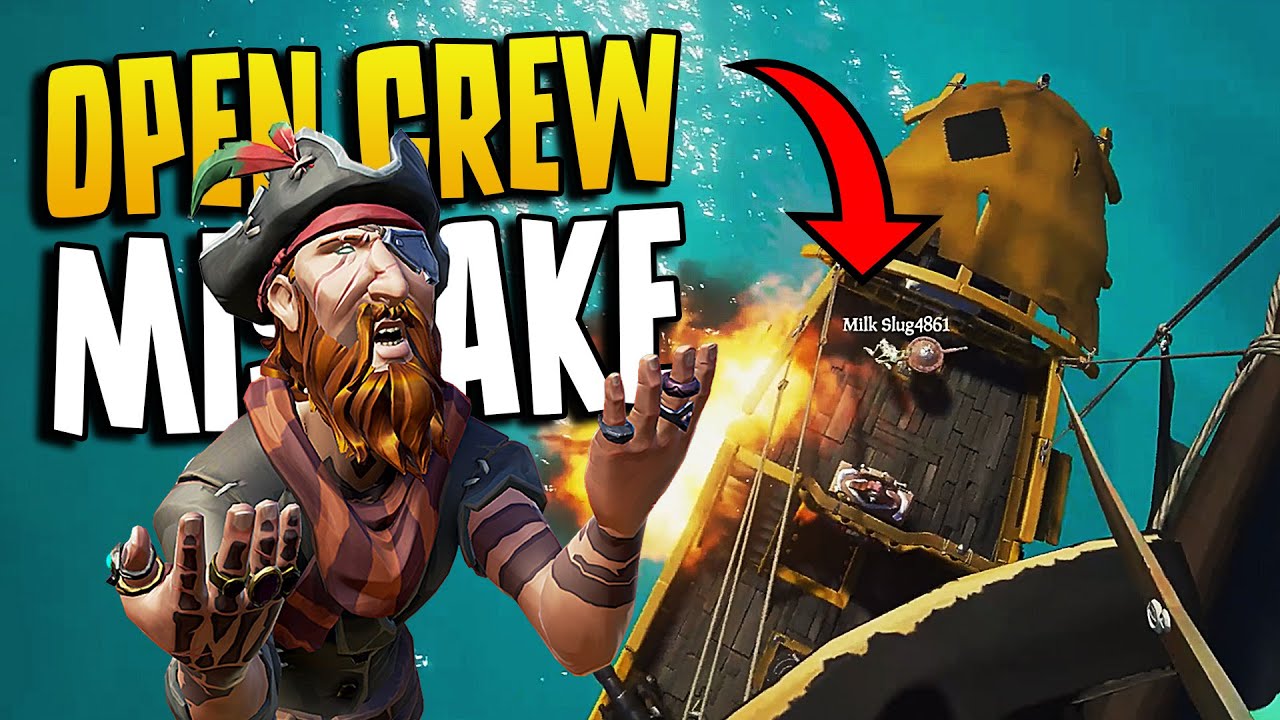 Open Crew Mistake or Best Decision Ever? // Sea of Thieves Funny Moments