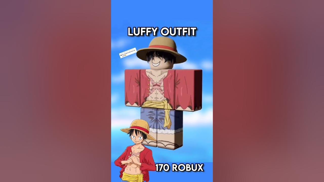 como montar a skin do luffy no roblox