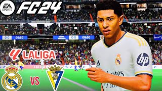 FC24 | Real Madrid vs. Cadiz | La Liga 23/24 Full Match | PS4™
