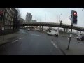 Silver Transit (KH53 UFN) Jumps red light Bow Roundabout