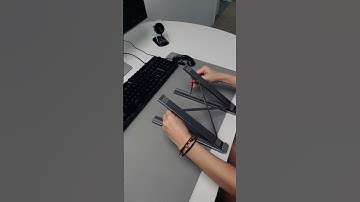 7 in 1 USB C MacBook hub, it’s also a laptop stand, very useful and convenient!#dockingstations