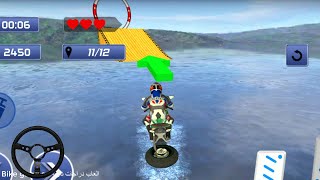 العاب سباق دراجات الشاطئ #4 - العاب دراجات نارية - العاب موتسكلات - Water Surfer Bike Beach Racing