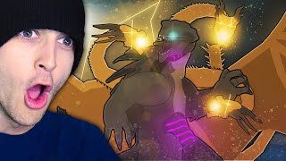 Reacting to KING GHIDORAH vs KING TITAN! (Crazy)