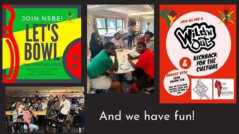 RPI Student Union Open House 2020 - National Society of Black Engineers