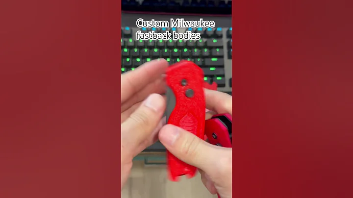 Custom Milwaukee fastback bodies in PETG and TPU #milwaukeetools #3dprinting