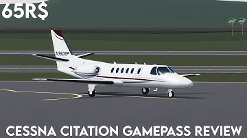 Project Flight Cessna Citation 550 II Gamepass Review! (Roblox)