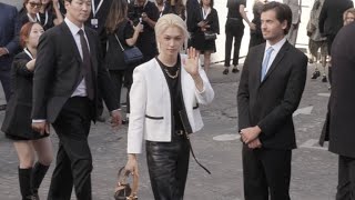 Felix from Stray Kids at the Louis Vuitton Womenswear Spring/Summer 2024 Fashion show in Paris