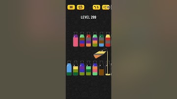 Soda Sort Puzzle Level 299 Walkthrough Solution Android/iOS